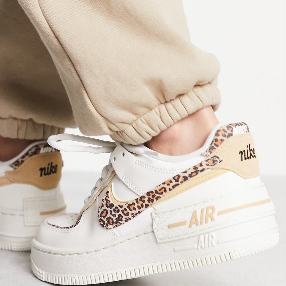 Nike Women's Air Force 1 Dunks In Shadow Leopard LIMITED EDITION